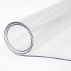 Plastic Table Cover, 46"x96"x0.08", Transparent PVC Table Protector, Rectangle Clear Desk Mat