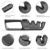 Knife Sharpener  3 Stage Kitchen Chef Knife and Scissor Sharpeners Restore Knives or Shears Blades Quickly Safely with Adjustable Angle Button fo