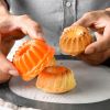 12pcs/Set, Silicone Baking Cups, Reusable Cupcake Liners, Home Cake Molds, Standard Size Muffin Liners, Dishwasher Safe, Baking Tools, Kitchen Ga