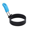 1pc Multicolor Nonstick Egg Rings; Round Ring Molds For English Muffins Pancake Cooking Pan; Portable Grilling Accessories For Camping Indoor Bre
