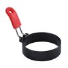 1pc Multicolor Nonstick Egg Rings; Round Ring Molds For English Muffins Pancake Cooking Pan; Portable Grilling Accessories For Camping Indoor Bre