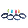 1pc Multicolor Nonstick Egg Rings; Round Ring Molds For English Muffins Pancake Cooking Pan; Portable Grilling Accessories For Camping Indoor Bre